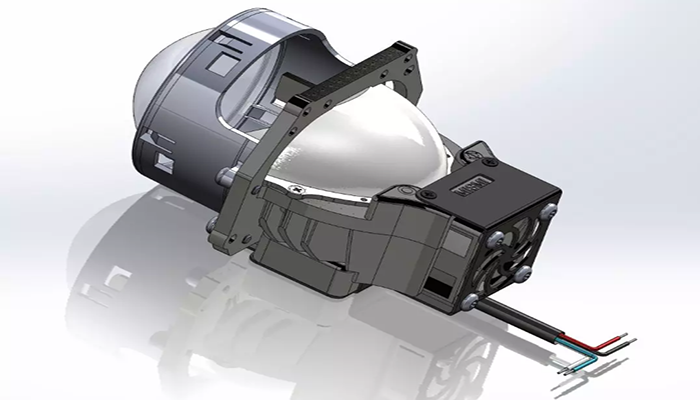 LED雙光透鏡平面展示