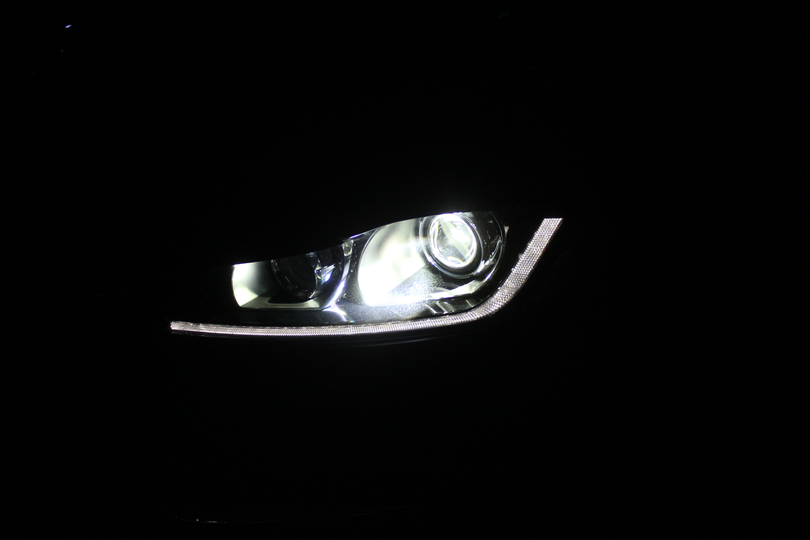 捷豹XF改燈效果展示