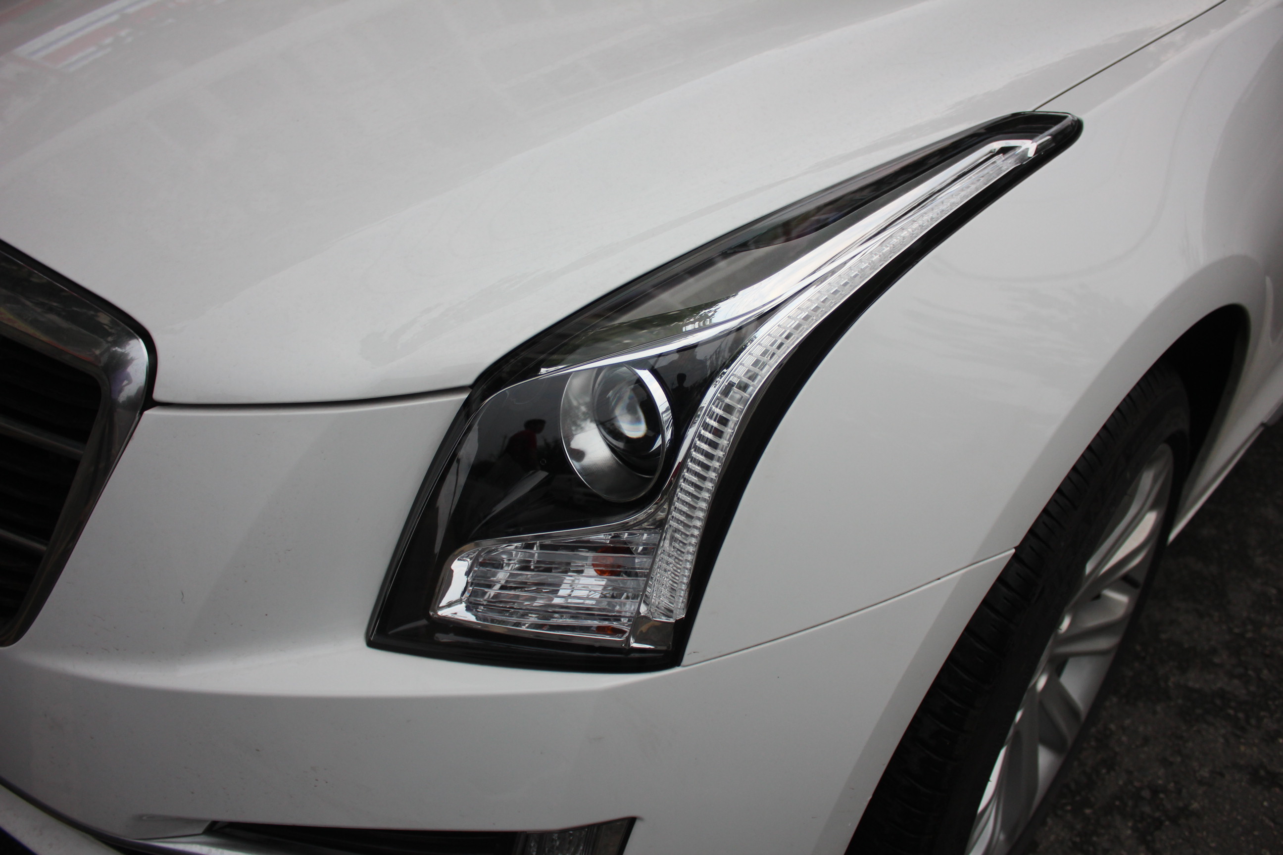 凱迪拉克ATS車燈改裝效果展示