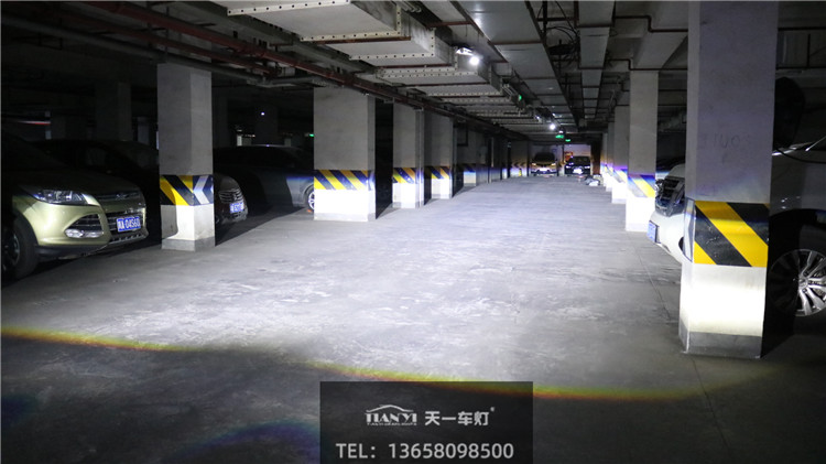 夜鋒激光大燈近光效果實拍