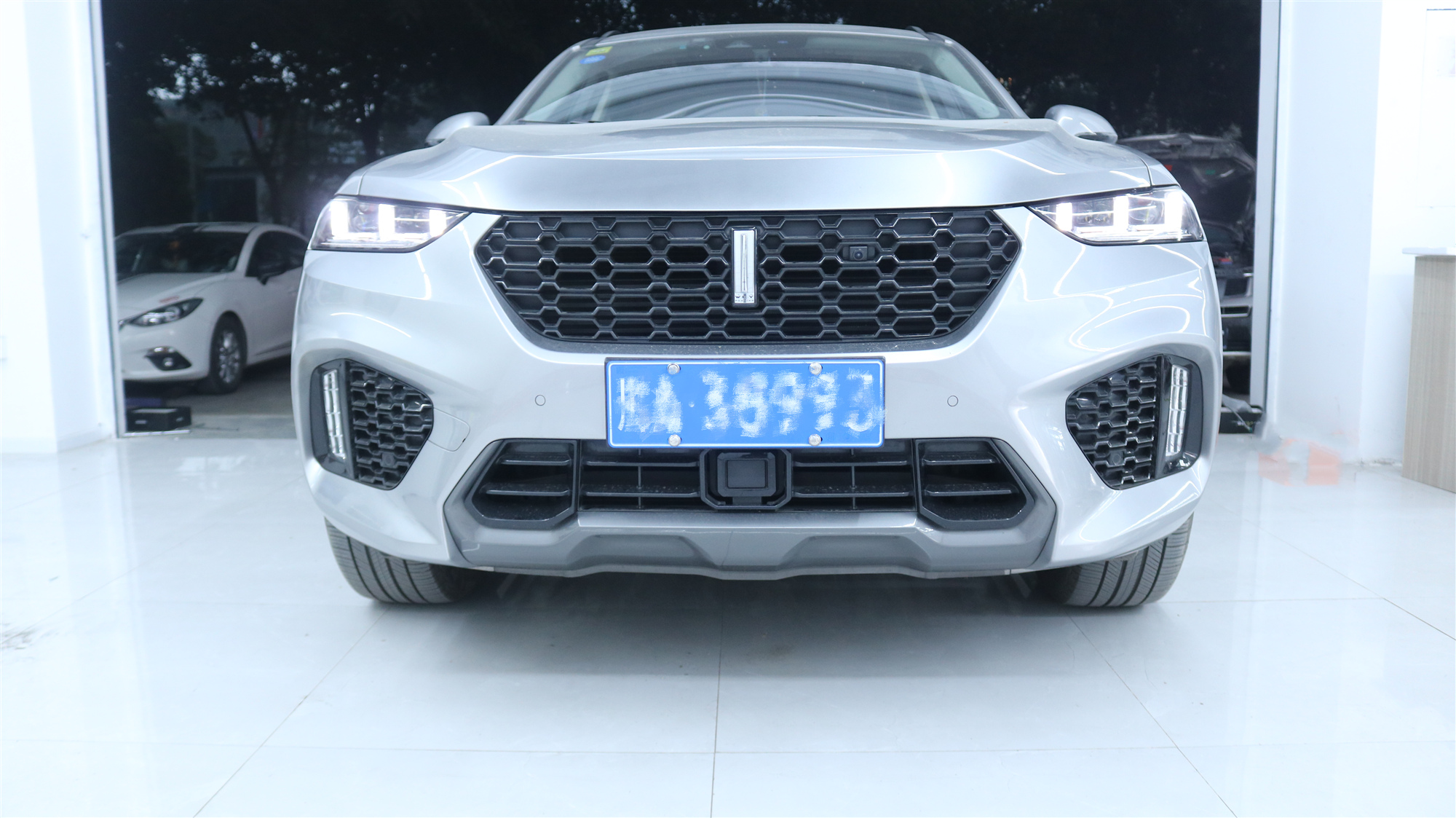 VV7車燈改裝激光大燈效果